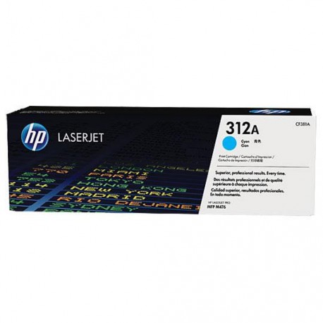 TONER HP 312A CF381A COLOR CYAN - Envío Gratuito