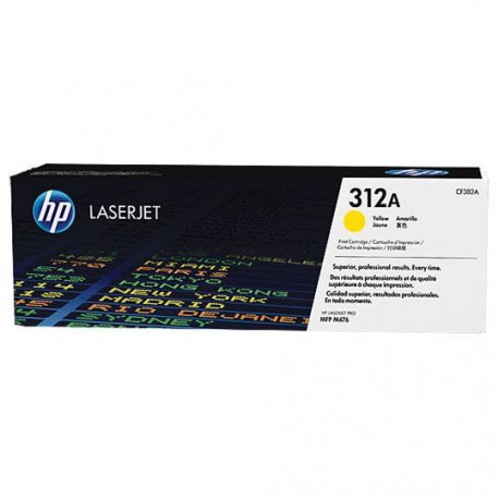 TONER HP 312A CF382A COLOR AMARILLO - Envío Gratuito