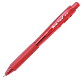 BOLIGRAFO PENTEL WOOW! BK404 COLOR ROJO DE PUNTO MEDIANO 1.0 MM TIPO DE BARRIL TRIANGULAR 1 PIEZA - Envío Gratuito