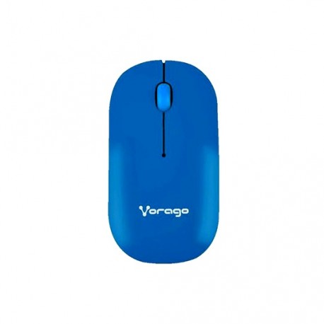 MOUSE INALAMBRICO VORAGO 205 CONEXION USB COLOR AZUL - Envío Gratuito