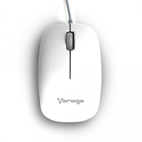 MOUSE ALAMBRICO VORAGO MO206 CONEXION USB COLOR BLANCO - Envío Gratuito