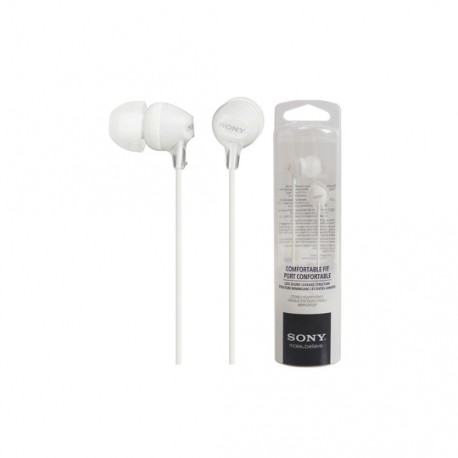 AUDIFONOS SONY MDREX15LP/WCUC TIPO EARBUDS ALAMBRICOS CONEXION 3.5 MM BLANCO - Envío Gratuito