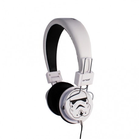 AUDIFONOS STAR WARS TECHZONE ST16HS13 ALÁMBRICOS CONEXION 3.5 MM BLANCO - Envío Gratuito