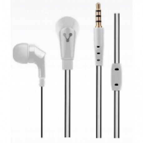 AUDIFONOS VORAGO EP103 TIPO IN-EAR ALAMBRICOS CONEXIÓN/MEDIDA 3.5 MM COLOR BLANCO - Envío Gratuito