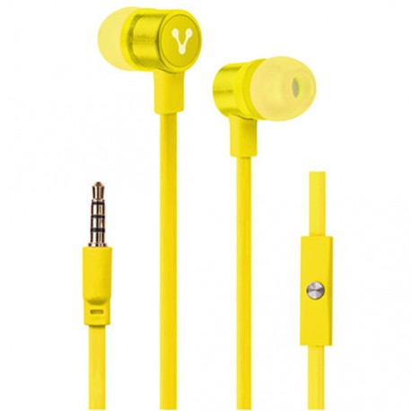 AUDIFONOS VORAGO AU-365896-2 TIPO ALÁMBRICOS CONEXION BLUETOOTH AMARILLO - Envío Gratuito