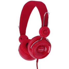 DIADEMA VORAGO AU-375873-2 TIPO ALÁMBRICOS CONEXION 3.5 MM ROJO - Envío Gratuito