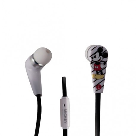 AUDIFONOS MICKEY TECHZONE MI16AUD15 ALÁMBRICOS CONEXION 3.5 MM NEGRO - Envío Gratuito