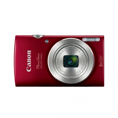 CAMARA DIGITAL CANON E180 20 MEGAPIXELES COLOR ROJO - Envío Gratuito