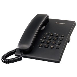 TELEFONO ALAMBRICO PANASONIC TS500MEB PARA 1 LINEA 1 PIEZA - Envío Gratuito