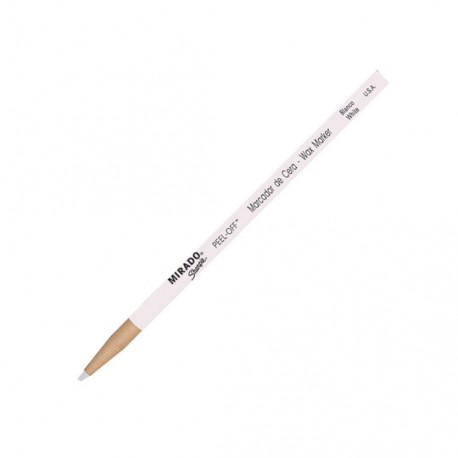 MARCADOR DE CERA SHARPIE COLOR BLANCO WAX MARKER FORMA REDONDO CAJA CON 12 PIEZAS - Envío Gratuito