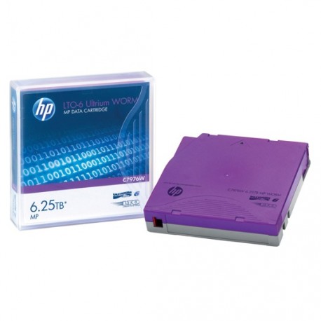 CARTUCHO DE DATOS HP LTO-6 ULTRIUM CAPACIDAD 6,25 TB - Envío Gratuito