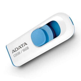 MEMORIA USB 2.0 ADATA C008 DE 16 GB BLANCO - Envío Gratuito