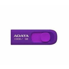 MEMORIA USB ADATA C008 16GB RETRACTIL MORADA - Envío Gratuito