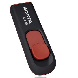 MEMORIA USB 2.0 ADATA C008 DE 32 GB NEGRO - Envío Gratuito