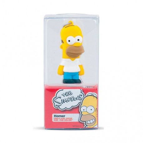 MEMORIA USB 2.0 MANHATTAN SIMPSON HOMERO DE 8 GB BLANCO - Envío Gratuito