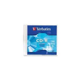 DISCO COMPACTO CD-R VERBATIM 94776 CAPACIDAD 700 MB VELOCIDAD 52X PRESENTACION INDIVIDUAL - Envío Gratuito