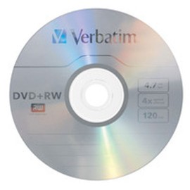DVD DVD RW VERBATIM VB94834 CAPACIDAD 4.7GB VELOCIDAD DE TRANSFERENCIA 4X CAMPANA DE 50 PIEZAS - Envío Gratuito
