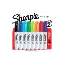 MARCADOR PERMANENTE BEROL SHARPIE CHISEL COLOR SURTIDO 8 PIEZAS - Envío Gratuito