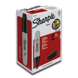 MARCADOR PERMANENTE SHARPIE COLOR NEGRO 1 PIEZA - Envío Gratuito