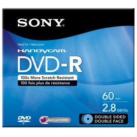 DVD MINI DOBLE CAPA DVD-R SONY DMR60 CAPACIDAD 2.8GB VELOCIDAD DE TRANSFERENCIA 4X INDIVIDUAL - Envío Gratuito