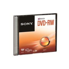 DVD DVD-RW SONY DMW47SS CAPACIDAD 4.7GB VELOCIDAD DE TRANSFERENCIA 2X INDIVIDUAL - Envío Gratuito