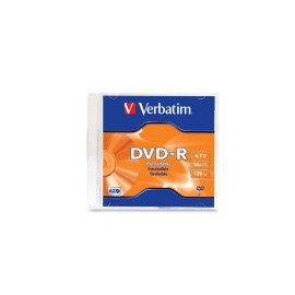 DVD DVD-R VERBATIM 95093 CAPACIDAD 4.7GB VELOCIDAD DE TRANSFERENCIA 16X INDIVIDUAL - Envío Gratuito