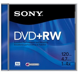 DVD DVD RW SONY DPW47SS CAPACIDAD 4.7GB VELOCIDAD DE TRANSFERENCIA 4X INDIVIDUAL - Envío Gratuito