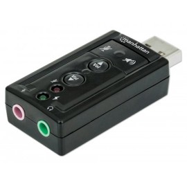 Convertidor USB 2.0 a Tarjeta Sonido 7.1 - Envío Gratuito