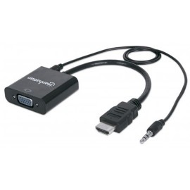 Convertidor Video HDMI a SVGA+Audio, BL - Envío Gratuito