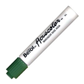 MARCADOR BASE AGUA BEROL ACUACOLOR 119128 COLOR VERDE 1 PIEZA - Envío Gratuito