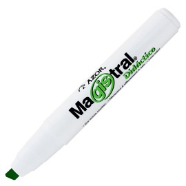 MARCADOR PARA PIZARRON AZOR MAGISTRAL DIDACTICO 8350VE COLOR VERDE 1 PIEZA - Envío Gratuito