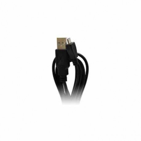 CABLE USB A MICRO USB MACHO A MACHO VORAGO COLOR NEGRO DE 1 METRO CAB-107 - Envío Gratuito