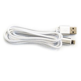 CABLE MICRO USB LIGHTNING A MACHO A B MACHO VORAGO COLOR BLANCO DE 1 M AC 365810 41 - Envío Gratuito