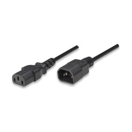 CABLE DE CORRIENTE CPU A MONITOR MANHATTAN COLOR NEGRO DE 1.8 METROS 301152 - Envío Gratuito