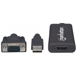Convertidor Video VGA+Audio USB a HDMI - Envío Gratuito