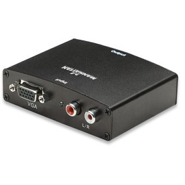 CONVERTIDOR DE SEÑAL MANHATTAN VGA A HDMI EN FORMA DE SPLITTER 177351 - Envío Gratuito