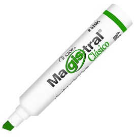 MARCADOR PARA PIZARRON AZOR MAGISTRAL CLASICO 83404 COLOR VERDE 1 PIEZA - Envío Gratuito