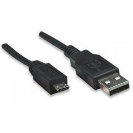 CABLE USB A MACHO A B MACHO MANHATTAN COLOR NEGRO DE 1.8 METROS 307178 - Envío Gratuito