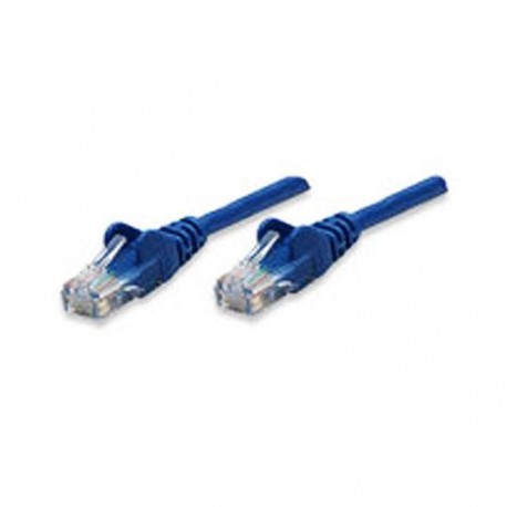 CABLE PATCH UTP CATEGORIA 5E RJ45 A RJ45 INTELLINET COLOR AZUL DE 0.5 METROS 318129 - Envío Gratuito