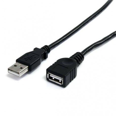 CABLE EXTENSION USB MACHO A HEMBRA STARTECH NEGRO 3 METROS - Envío Gratuito