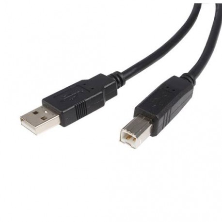 CABLE EXTENSION USB A MACHO A B MACHO STARTECH NEGRO 4.5 M - Envío Gratuito