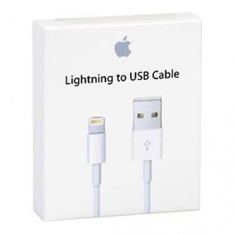 CABLE CARGADOR LIGHTNING USB A 8 PINES APPLE COLOR BLANCO DE 1 METRO MD818AM - Envío Gratuito