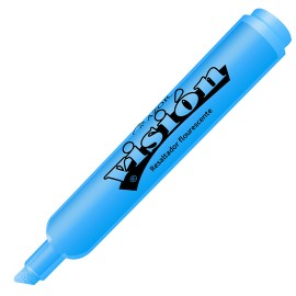 MARCADOR RESALTADOR AZOR VISION 2300AZ COLOR AZUL FLUORESCENTE 1 PIEZA - Envío Gratuito