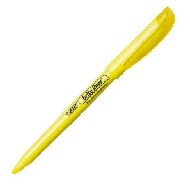 MARCATEXTOS RESALTADOR BIC BRITE LINER BLR12AM COLOR AMARILLO 1 PIEZA - Envío Gratuito