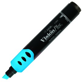 MARCADOR RESALTADOR AZOR VISION PLUS 2600AZ COLOR AZUL FLUORESCENTE 1 PIEZA - Envío Gratuito