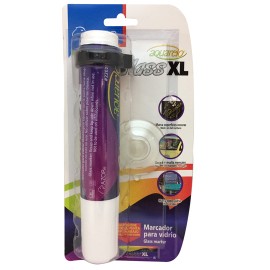 MARCADOR PARA VIDRIO AZOR AQUARELO GLASS 22125BL COLOR BLANCO 1 PIEZA - Envío Gratuito