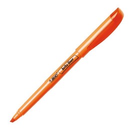 MARCATEXTOS RESALTADOR BIC BRITE LINER BLR12NA COLOR NARANJA 1 PIEZA - Envío Gratuito