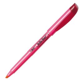 MARCATEXTOS RESALTADOR BIC BRITE LINER BLR12RO COLOR ROSA 1 PIEZA - Envío Gratuito