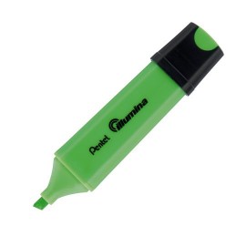 MARCATEXTOS BASE AGUA PENTEL ILLUMINA SL60OK COLOR VERDE 1 PIEZA - Envío Gratuito