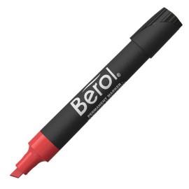 MARCADOR PERMANENTE BEROL 9423 COLOR ROJO 1 PIEZA - Envío Gratuito